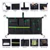 Stroller Wagon Cargo Net,Double-Layer Side Pockets Attachment for WONDERFOLD,Foldable Mesh Sorting Organizer Bag with Extra Storage Space view 4