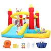 Bounce House with Blower & Slide, (10FT X 10FT X 7FT) Kids Bouncy Castle for Indoor/Outdoor Play, Birthday Parties, Backyard Fun Inflatable Bounce House for Kids 3-6, Jump House for Toddlers view 1