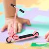 Finger Scooter - 2-Wheeled Scooter - Foldable Finger Scooter BMX with Brake | Finger Board Accessories for Teen | Educational Finger Toys | Non-Slip Fun Finger Skateboards (Pink) view 3