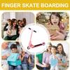 Finger Scooter - 2-Wheeled Scooter - Foldable Finger Scooter BMX with Brake | Finger Board Accessories for Teen | Educational Finger Toys | Non-Slip Fun Finger Skateboards (Pink) view 4