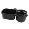 2 in 1 Drink Holder, Stroller Snack Holder, Universal Stroller, Black, Stroller Snack Holder Kids, Travel, Daily, Black view 4