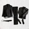 1/6 Scale Male Action Figure Outfit Collection for 12 Inch Dolls, Black Shirt view 3