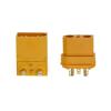 5PCS .XT902+2 PWHorizontal Soldering Board Dual Signal Pin Aeromodeling Electric Motor Connector;Male Head; XT90IPW-M view 4