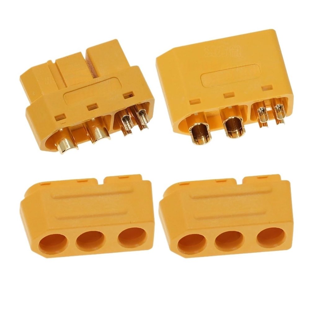 5 Sets of New ; XT60(2+4); High Current Aviation Plug, 4 Signal Pins; XT60(2+4)-M (Male Head) XT60(2+4)-F(Female Head)