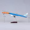 Scale Aircraft 47CM 1/157 for 777 B777 Aircraft KLM Air Airlines Model Diecast Resin Plane Passenger Aircraft Model Suitable for Display(with Light) view 2