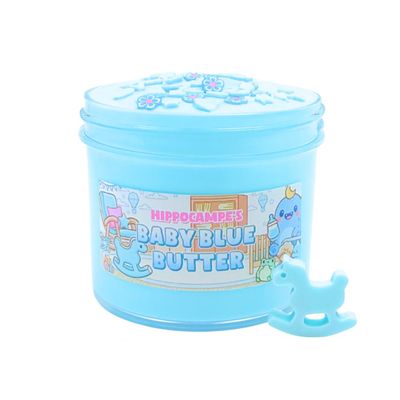 Baby Blue Butter Slime (SCENTED) | Handmade Slime | Hippocampe Slimes (8OZ)