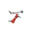 CNC Metal Pull Rod Steering Servo Arm for 1/5 for Ro-Fun Ro-Van for Ba-ja 5b 5t 5sc Ss Losi 5ive T Truck Rc Car Parts(Red) view 2