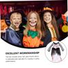 1set 2pcs Dress White Polyester Halloween Costume Bloody Bride Costume Bridal Gown view 2