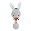 Baby Soft Rattles Shaker, Infant Developmental Hand Grip Baby Toys, Cute Plush Hand Shaker Toy for 3 6 9 12 Months, Rabbit view 1