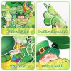 36 Pcs St Patricks Day Decorations, Pre-Assembled Shamrock St Patricks Day Banner, Hanging Swirls, Shamrock Garlands for St. Patrick's Day Decor, Shamrock Decorations view 4