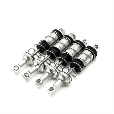 DUHWQ Metal Hydraulic Spring Shock Absorber Upgrade Compatible with 1/10 Scale 104072 Remote Control Car Spare Parts Compatible(Silver)