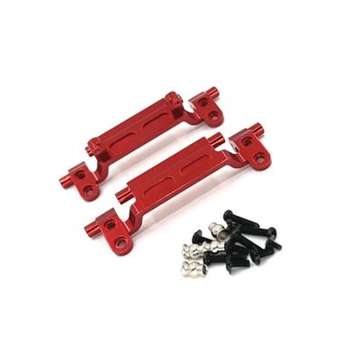 DUHWQ Upgraded Metal Servo Seat Compatible with MN Model 1/12 MN168 New99S MN78 Compatible RC Car Parts(RED)