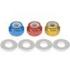 4 Pieces Wheel Hex Lock Nut Replacement Parts Compatible with 1/14 144001 RC Drift Car Accessories(RED) view 4