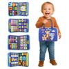 URBAN TOYS Toddler Busy Board for Kids Ages 3+, Montessori Busy Book, Sensory Learning Toy for Fine Motor Skills, Toddler Travel Essential for Airplane & Car, Gift for Boys & Girls view 1