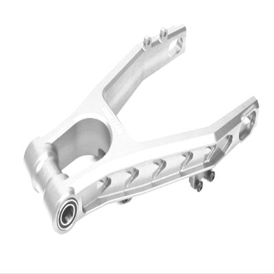 BeaxTurbo Racing Upgrade Parts CNC Aluminum #7075 Rear Swing Arm for LOSI PROMOTO mx 1/4 LOS264000 (Silver)