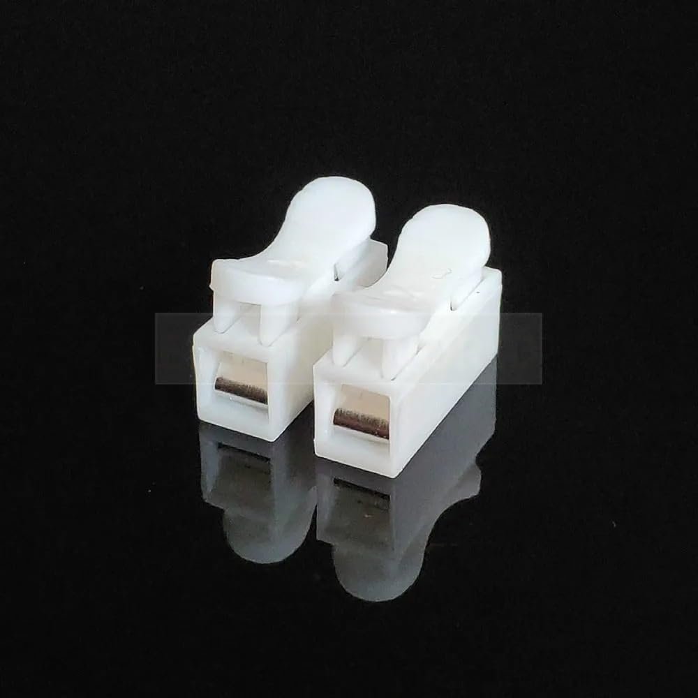 BJXKHFPIV CH2 30pcs 2 Pins Electrical Cable Connectors Quick Splice Lock Wire Terminals Set Wire Connector Lighting Connection CH-2