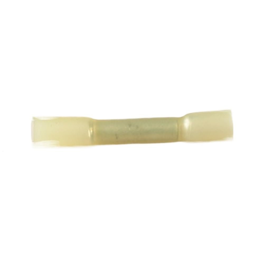 BJXKHFPIV BHT1.25 BHT Insulated Heat Shrink Butt 50pcs Crimp Terminals Insulated Electrical Wire Cable Connectors (BHT-0.5,100pcs)