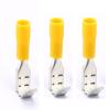 BJXKHFPIV PBDD terminals Series 100PCS/Bag Blue Yellow red Piggy Back disconnector Cable Connector Wire terminals pre-Insulating terminals (Red-PBDD1.25) view 4