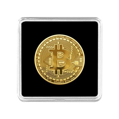 10 PCS Bitcoin Coin Physical Bitcoins Collectible Tokens Blockchain Cryptocurrency for Home and Office Gift Decoration Q0119A (10 PCS Bitcoin)