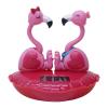 Solar Dancing Figure Solar Flamingo Cute Swing Dancing Figures Solar Powered Ornament Dashboard Desktop Ornament Valentine's Day Home Decor view 1