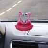 Solar Dancing Figure Solar Flamingo Cute Swing Dancing Figures Solar Powered Ornament Dashboard Desktop Ornament Valentine's Day Home Decor view 2