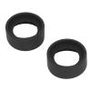 2 Pieces Stereo Microscope Eyepiece Eyeshields Rubber for 40-42mm Interface, Comfortable Rubber Material, Microscope Replacement Part, Rubber Flat Angle Eyepiece Guard for view 3