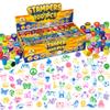 100 Pcs Assorted Stamps for Kids Self-Ink Stamps (100 Different Designs, Dinosaur, Zoo Safari, butterfly, space, ) for Party Favor, Carnival Prizes, School, Easter Egg Stuffers, Halloween, Christmas view 1