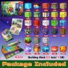 150 pcs 0.8inch Magnetic Blocks with 24 Light Blocks - Easter Toys for Kids, Boys and Girls, Magnetic Building Blocks Cubes, Stacking Magnets, Birthday Gifts for Boys and Girls Age 3+ Years Old view 2