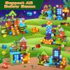 150 pcs 0.8inch Magnetic Blocks with 24 Light Blocks - Easter Toys for Kids, Boys and Girls, Magnetic Building Blocks Cubes, Stacking Magnets, Birthday Gifts for Boys and Girls Age 3+ Years Old view 3