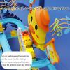 Duck Climbing Stairs Toy - Electric Duck Climbing Stairs Toy | Duck Climbing Stairs Toy Recharge | Electric Track Slide Stairs Coaster Toy | Small Duck Slide Toy with LED Lights and Music Kids Ages 3+ view 2