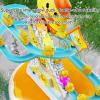 Duck Climbing Stairs Toy - Electric Duck Climbing Stairs Toy | Duck Climbing Stairs Toy Recharge | Electric Track Slide Stairs Coaster Toy | Small Duck Slide Toy with LED Lights and Music Kids Ages 3+ view 3