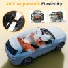 AMTIFO Shatterproof Baby Car Mirror - 360 Adjustable Rearview Mirror for Rear-Facing Car Seats, Clear Wide-Angle View, Easy Tool-Free Installation,Child Safety & Peace of Mind view 3