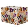 HSYOYO Boho Floral Art Storage Basket with Handles Collapsible Storage Bins Rectangular Toy Storage Organizer Box Fabric Shelf Baskets for Nursery Bedroom Bathroom 1PC view 2