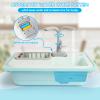 Asweets Color Changing Kitchen Sink Toys, Toddler Sink Toys with Running Water, Pretend Play Toys with Upgraded Faucet, Automatic Water Cycle System (Blue) view 2