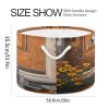 Zhirexin Cute Spotted Dog Cotton Rope Basket Books Storage Bin Storage Basket Large Round Baby Laundry Basket for Bedroom Bathroom Nursery Home Decor,20 x 14 Inch view 2