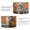 Zhirexin Cute Spotted Dog Cotton Rope Basket Books Storage Bin Storage Basket Large Round Baby Laundry Basket for Bedroom Bathroom Nursery Home Decor,20 x 14 Inch view 3