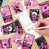 122PCS Girl Ninja Party Favors Set, 50 Stickers, 12 Assemble Stickers, 12 Button Badges, 12 Mini Notepads, 12 Slap Bracelets, 12 Rubber Bracelets, 12 Goodie Bags for Ninja Master Princess Baby Shower view 4