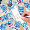 122PCS Airplane Party Favors Set, 50 Stickers, 12 Assemble Stickers, 12 Button Badges, 12 Mini Notepads, 12 Slap Bracelets, 12 Rubber Bracelets, 12 Goodie Bags for Plane Party Baby Shower Supplies view 4