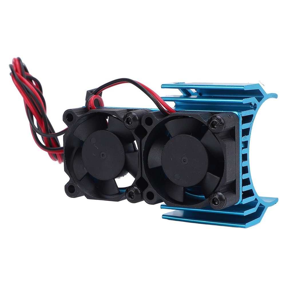 FILFEEL ESC Cooling Fan and Motor Fan Set for with Aluminum Alloy & Plastic, Compatible with Velineon 3s, IP44 Water Proof Rating for RC Vehicles (Blue)