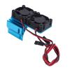 FILFEEL ESC Cooling Fan and Motor Fan Set for with Aluminum Alloy & Plastic, Compatible with Velineon 3s, IP44 Water Proof Rating for RC Vehicles (Blue) view 2