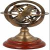 Antique Globe Nautical Brass Engraved Brass Tabletop Armillary Nautical Sphere Globe Items view 1