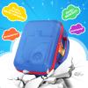 OCXLLEATLY Hard Shell Case for Little Tikes Story Dream Machine Books Starter Set, Many Story Collection, Storytime/Little Golden Book Toys Storage Travel Bag (Blue, Small) view 3