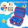 OCXLLEATLY Hard Shell Case for Little Tikes Story Dream Machine Books Starter Set, Many Story Collection, Storytime/Little Golden Book Toys Storage Travel Bag (Blue, Small) view 4