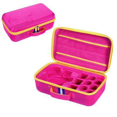 OCXLLEATLY Hard Shell Case for Little Tikes Story Dream Machine Books Starter Set, Many Story Collection, Storytime/Little Golden Book Toys Storage Travel Bag (Rose Pink, Large)