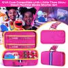 OCXLLEATLY Hard Shell Case for Little Tikes Story Dream Machine Books Starter Set, Many Story Collection, Storytime/Little Golden Book Toys Storage Travel Bag (Rose Pink, Large) view 2