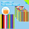 100 Math Linking Cubes, Math Cubes with 320 Reusable Stickers Manipulative Geometric Shapes Connecting and Counting Snap Blocks for Early Math & Construction, Educational Toy for Preschool, Homeschool view 4