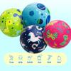 ZOOJOY Pack of 4 Cartoon Playground Balls, 8.5" Rubber Bouncy Kickball Set, Indoor & Outdoor Dodgeball Kickball Balls for Toddler 3-12, School Games Toys for Boys and Girls with Pumps and Boxes view 4
