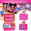 OCXLLEATLY Hard Shell Case for Little Tikes Story Dream Machine Books Starter Set, Many Story Collection, Storytime/Little Golden Book Toys Storage Travel Bag (Rose Pink, Small) view 2