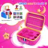 OCXLLEATLY Hard Shell Case for Little Tikes Story Dream Machine Books Starter Set, Many Story Collection, Storytime/Little Golden Book Toys Storage Travel Bag (Rose Pink, Small) view 4