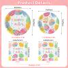 150 Pack Easter Party Supplies Set, Happy Easter Dinnerware Set Includes Heavy Duty Dessert Dinner Plates and Luncheon Napkins for Spring Birthday Party Decorations Table Decor, Serves 50 view 3
